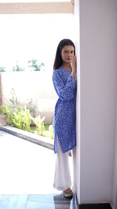 Azure Pebble Kurta Set