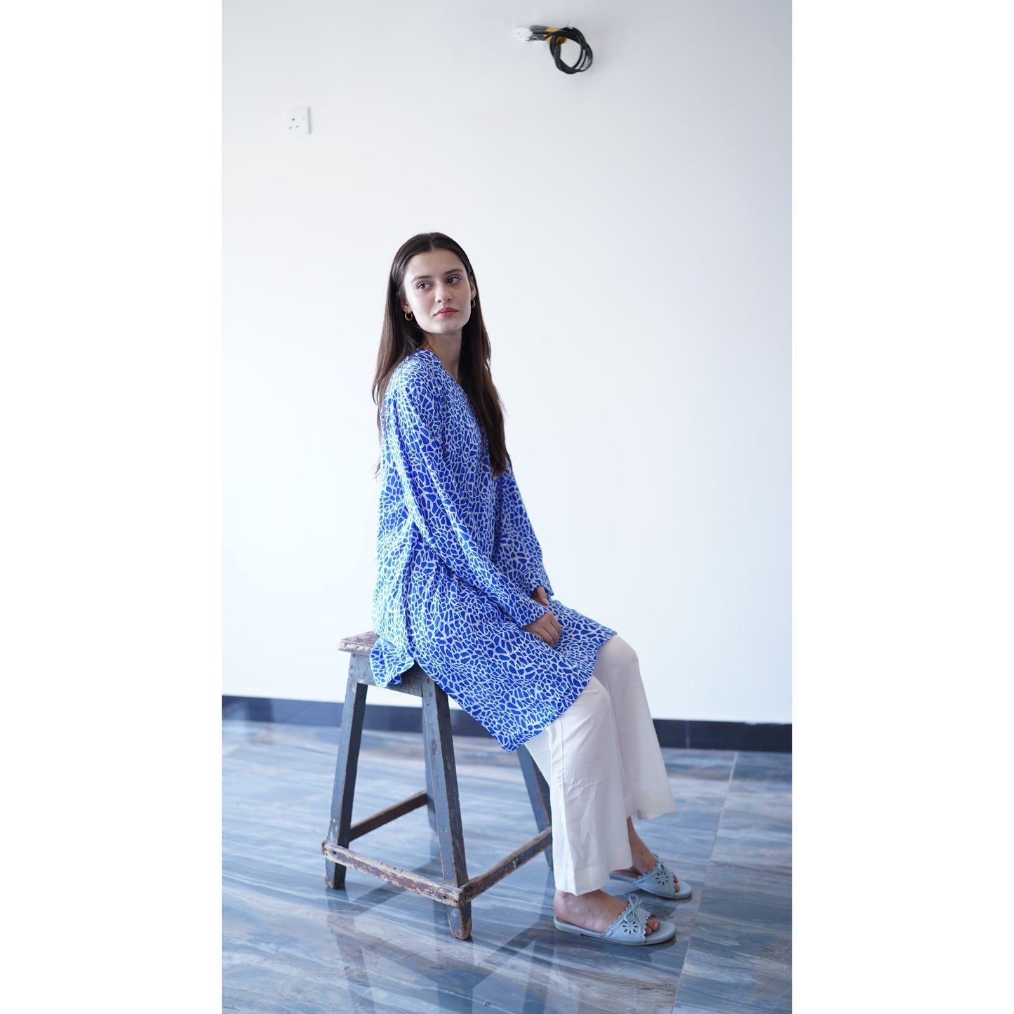 Azure Pebble Kurta Set