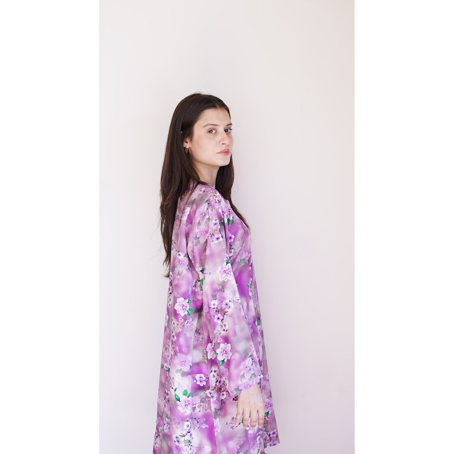 Lavender Blossom Kurta Set